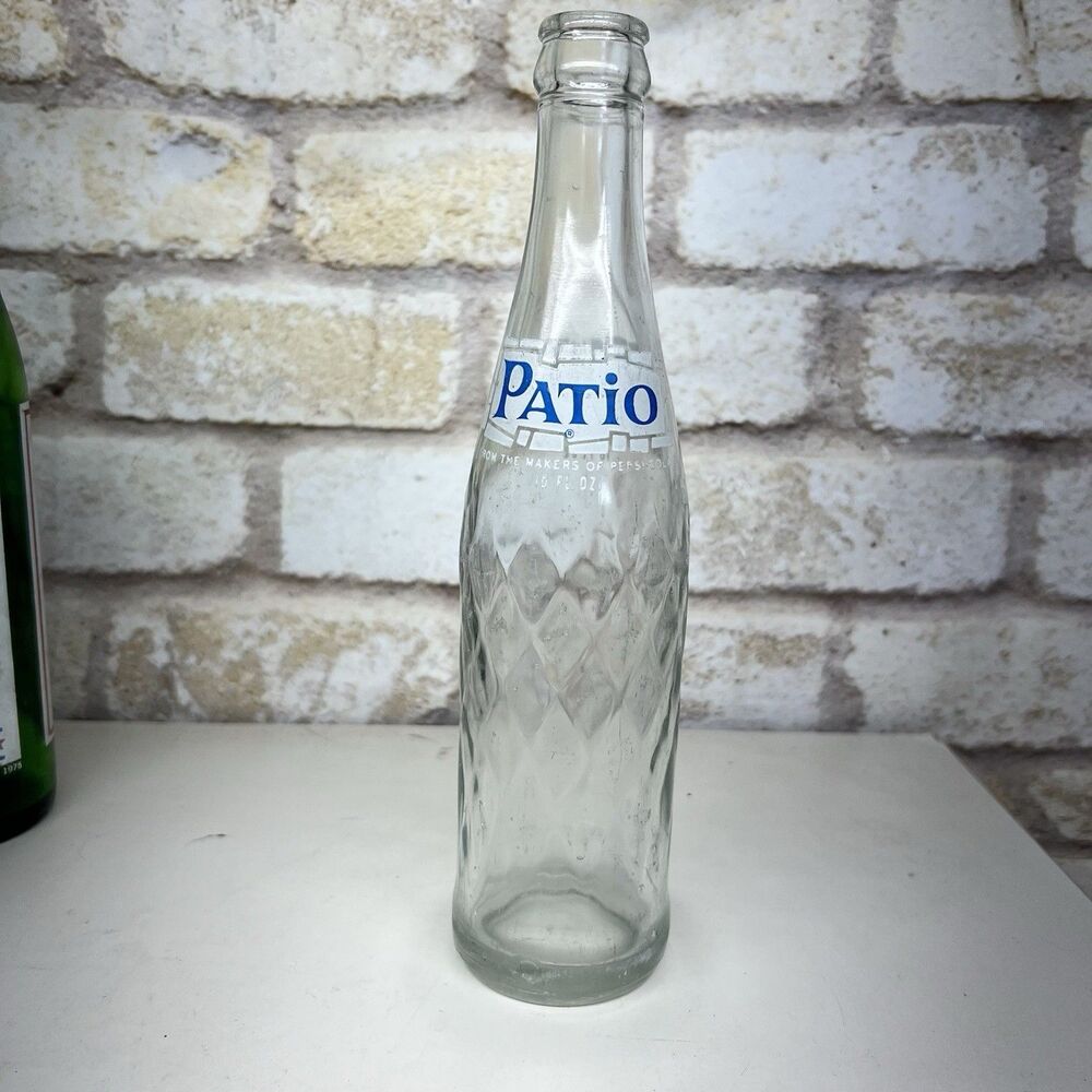 Vintage PATIO Soda Pop Bottle~ PEPSI-COLA~ 10oz